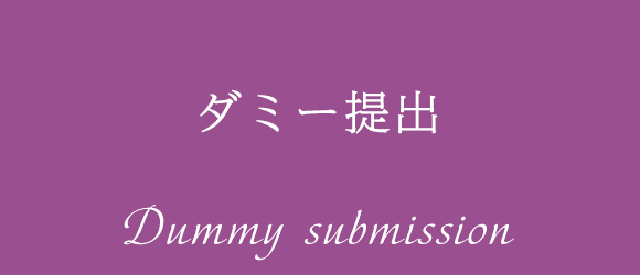 ダミー提出 Dummy submission